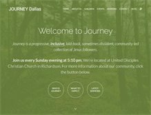 Tablet Screenshot of journeydallas.com